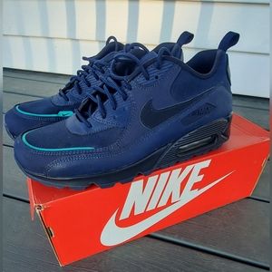 Nike Air Max 90 Surplus Blue Royal Blue Black Soles